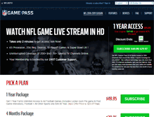 Tablet Screenshot of nflhdtv.com